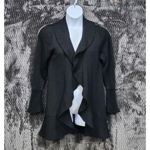 Cosmic Aura Sweater Women L Ruffle Whimsigoth Fairy Grunge Dark Academia READ!!!